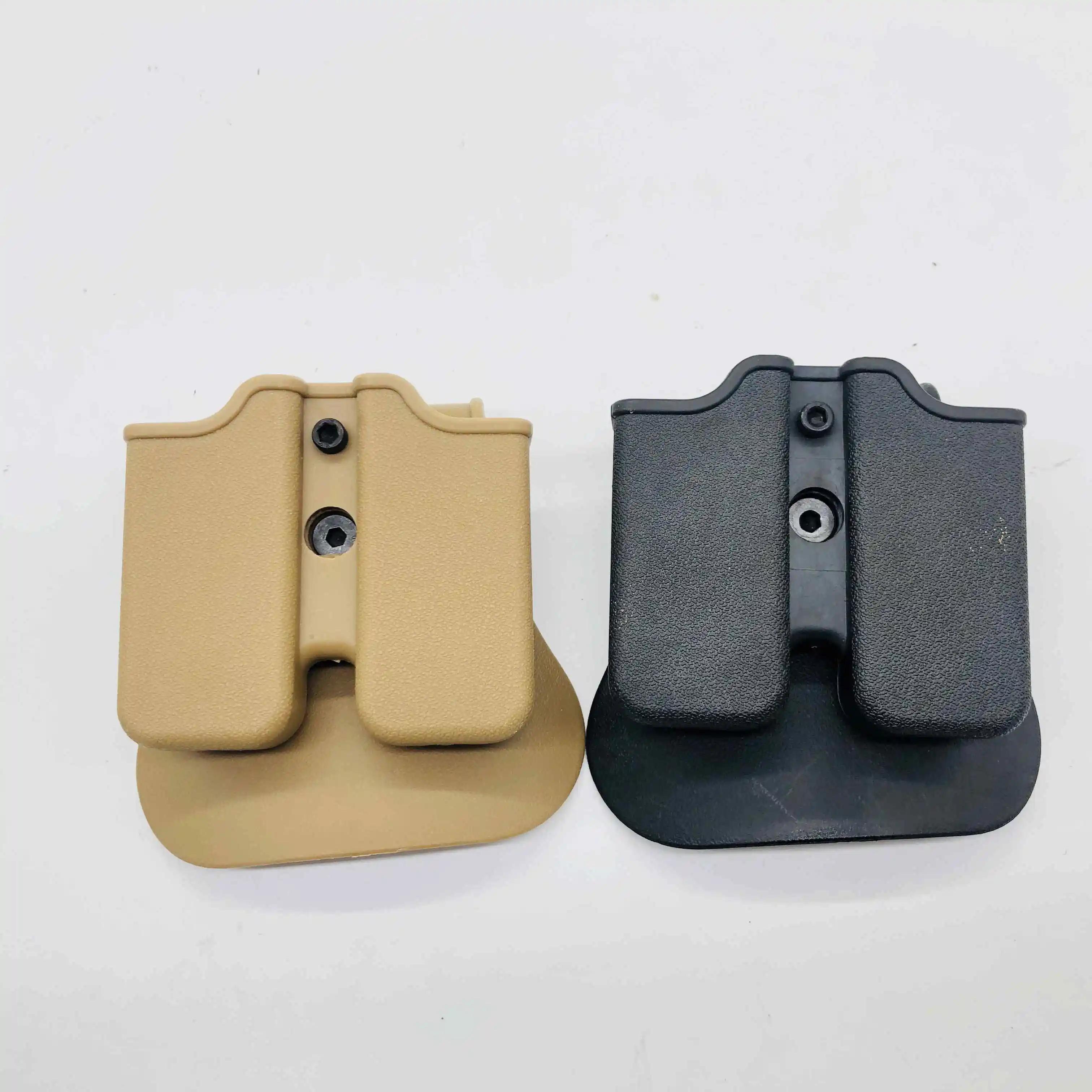 Étui tactique Double pour magazines, support universel pour pile magnétique de calibre 9mm.40, avec 