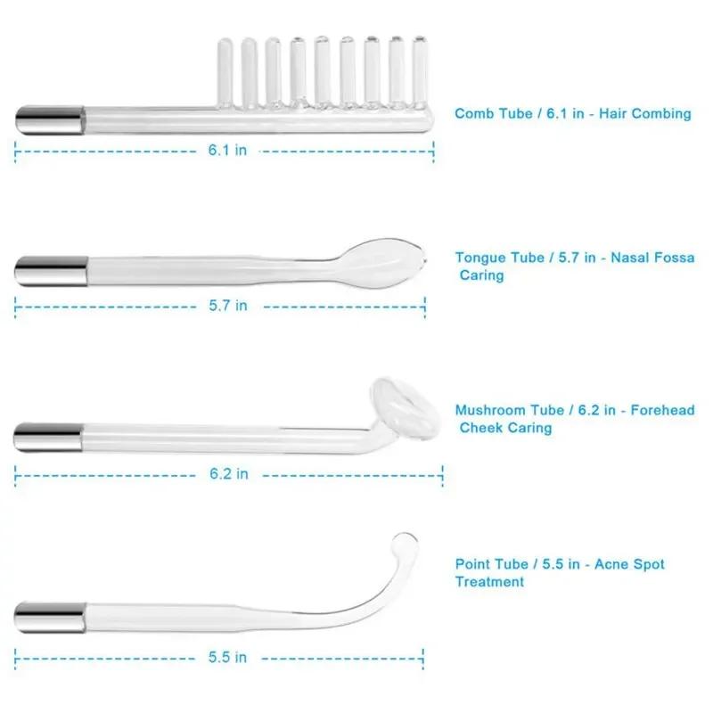 4 en 1 électrique portatif pour le visage outils de beauté de la peau Portable haute fréquence bague