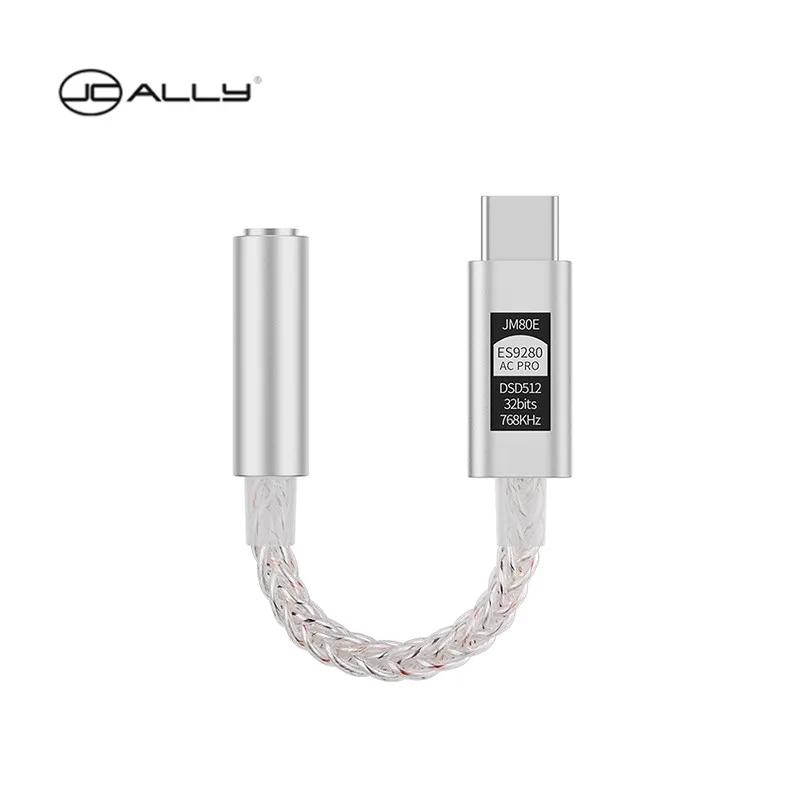JCALLY JM80E ES9280AC PRO DAC puce Audio numérique portable amplificateur de casque Type C à 3.5 PCM