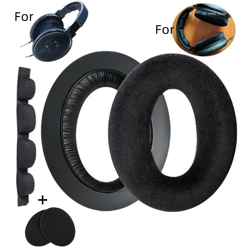 Coussinets d'oreille de remplacement en velours pour SENNHEISER HD650 HD600 HD580 HD660 S HD565 HD54