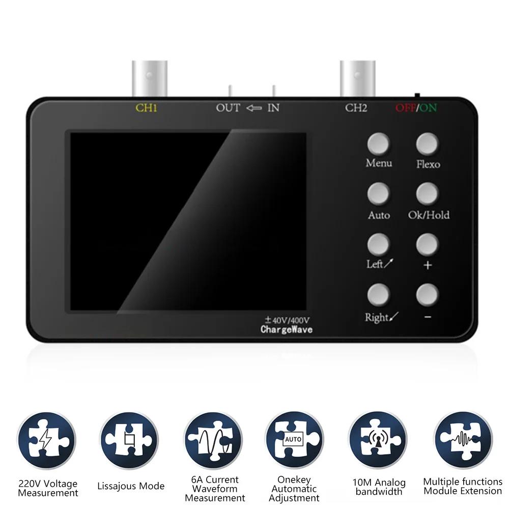 Oscilloscope automatique numérique double canal SCO2 PWM 50M 10Mhz taux d'échantillonnage 2,5KSa/S b