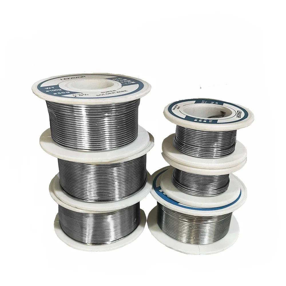 Rouleau de fil à souder à noyau de colophane, soudure 18/fil, 18/fonte, sans nettoyage, 0.8mm, 1.0mm