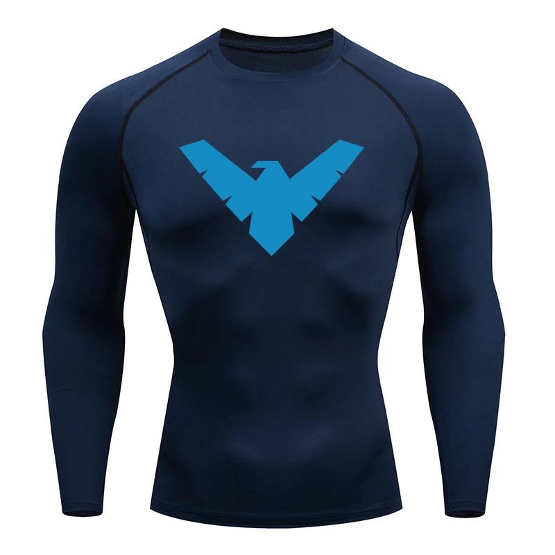 Chemise de compression à manches courtes pour hommes, haut de sport, t-shirt de course, séchage rapi