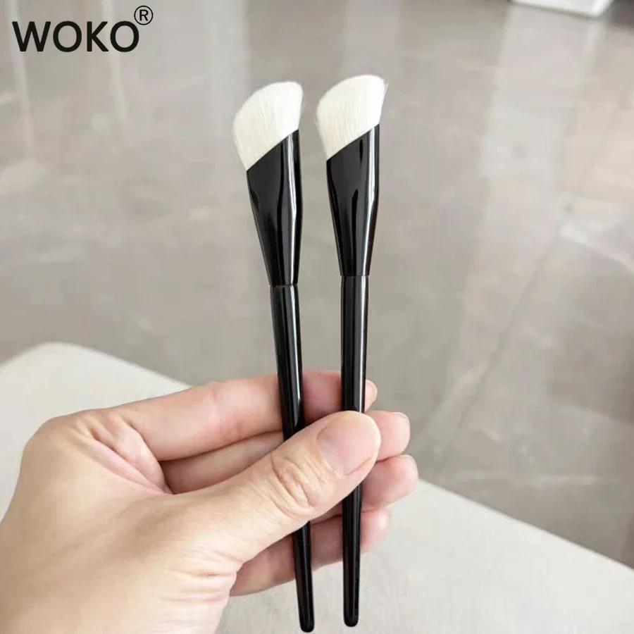 Brosse anti-cernes en pâte de doigt, poils de chèvre, en forme de diamant, correcteur de pouce, bros