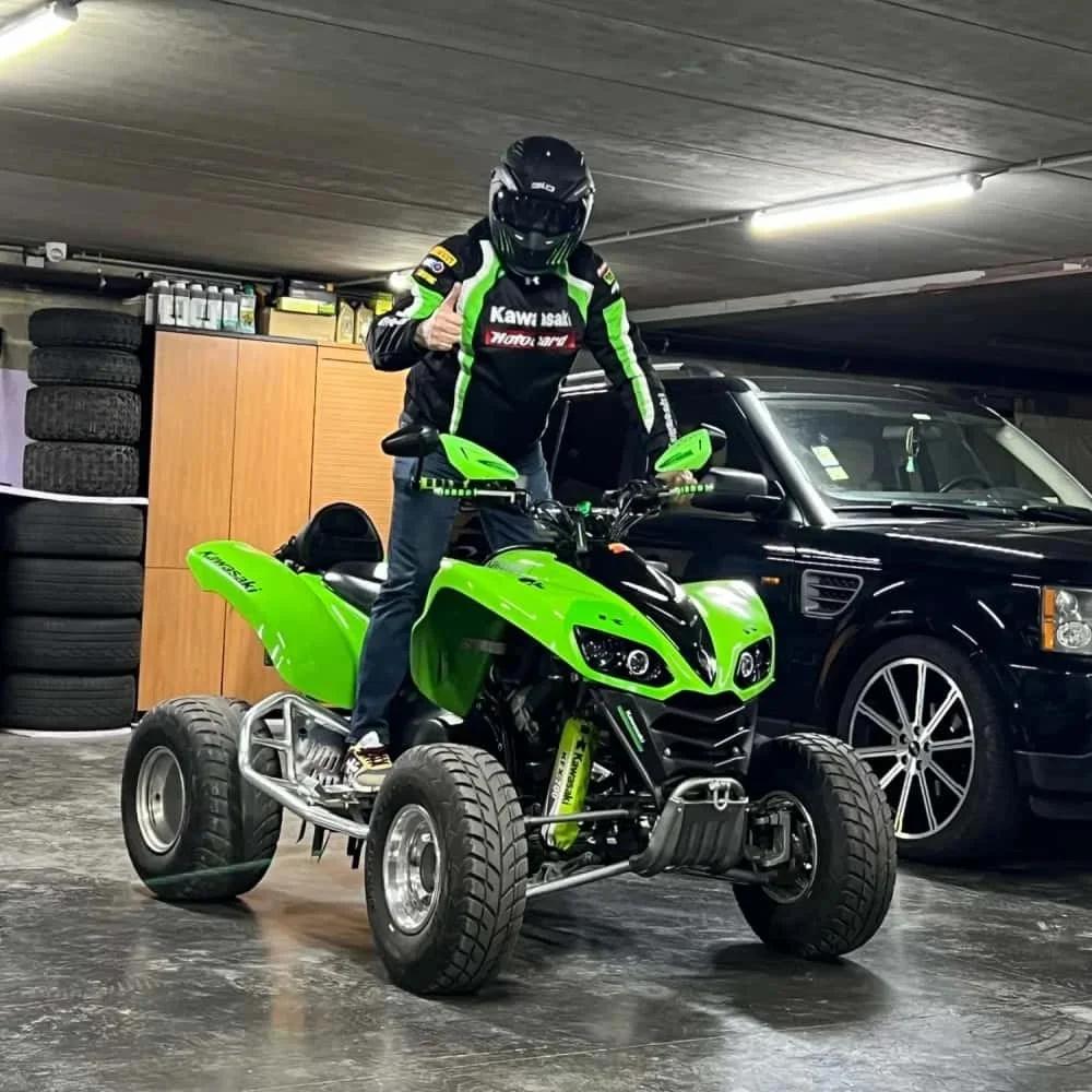 Nouvelle combinaison de moto tout-terrain Kawasaki, veste de course anti-chute, coupe-vent, veste ch