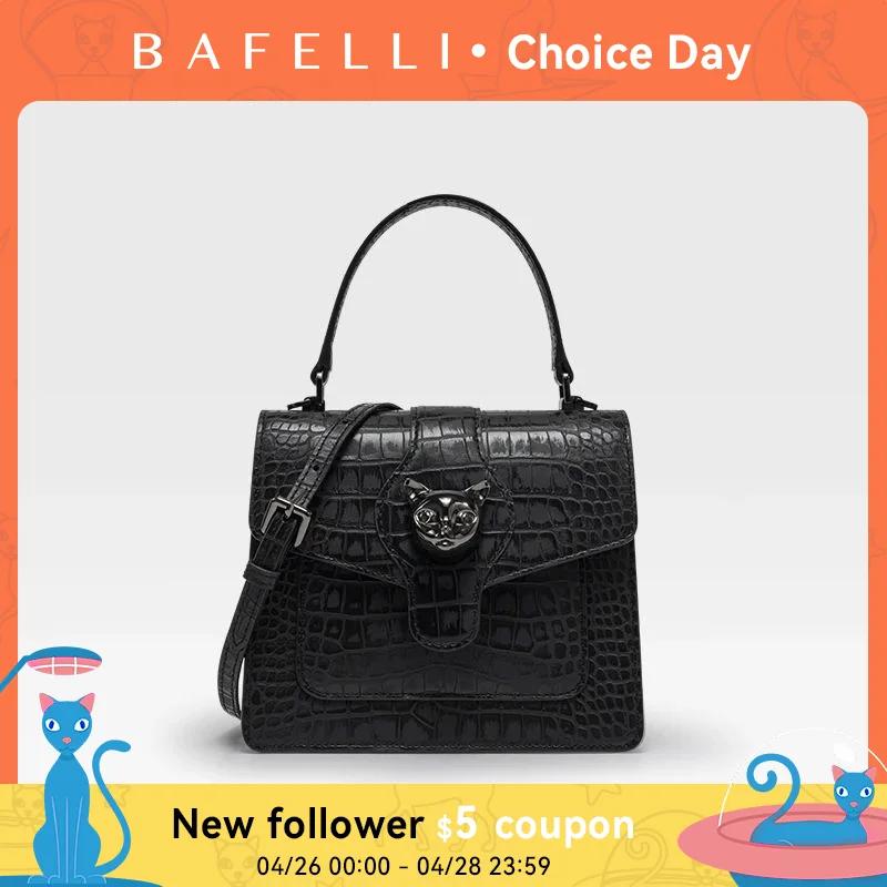 2025 nouveau sac à main femme BAFELLI sacs en cuir véritable pour femmes marque de créateur de luxe 