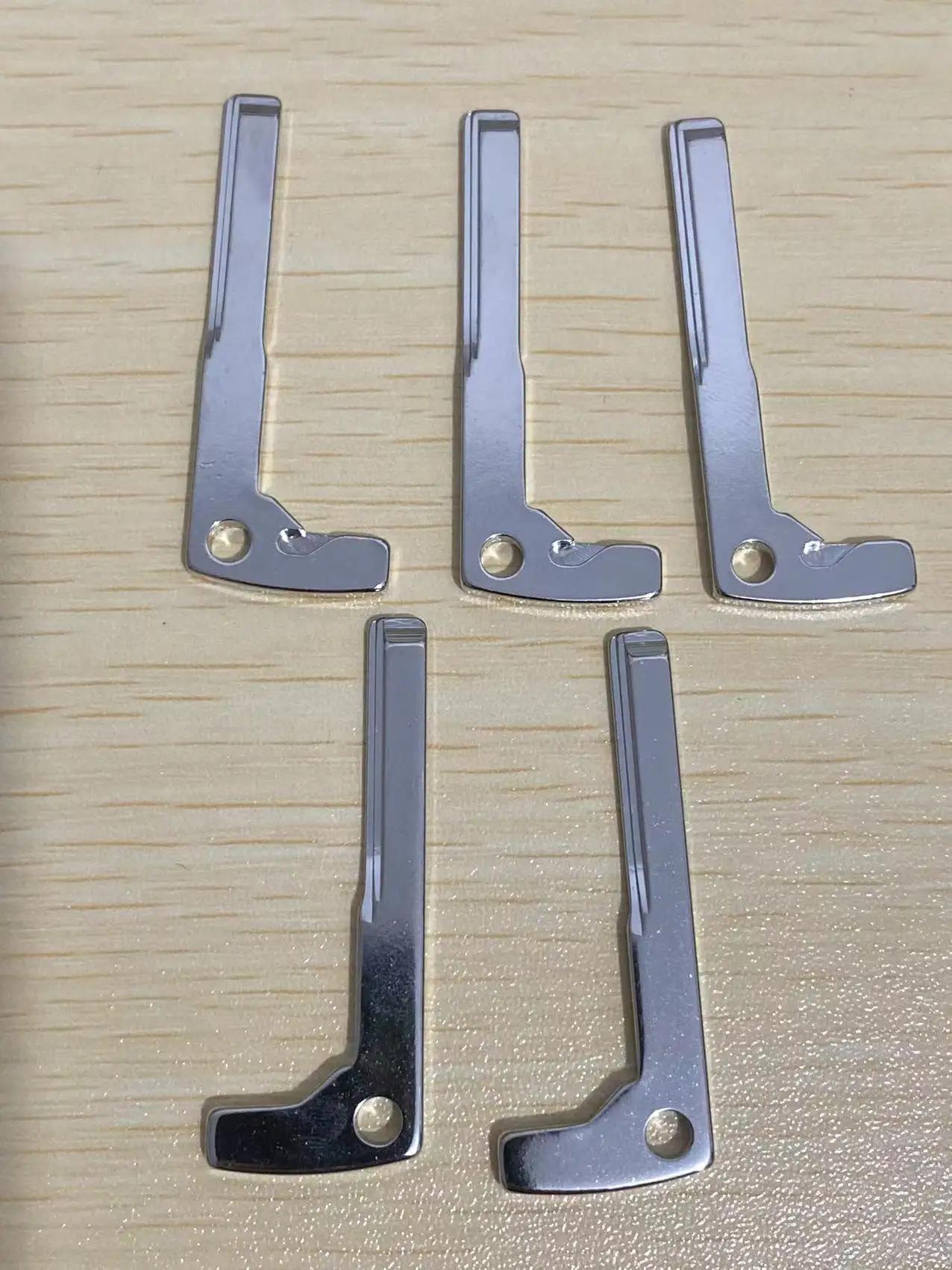 Keychannel 10 pièces Lame de clé de voiture d'urgence HU64, lame vierge pour clé intelligente, pour 