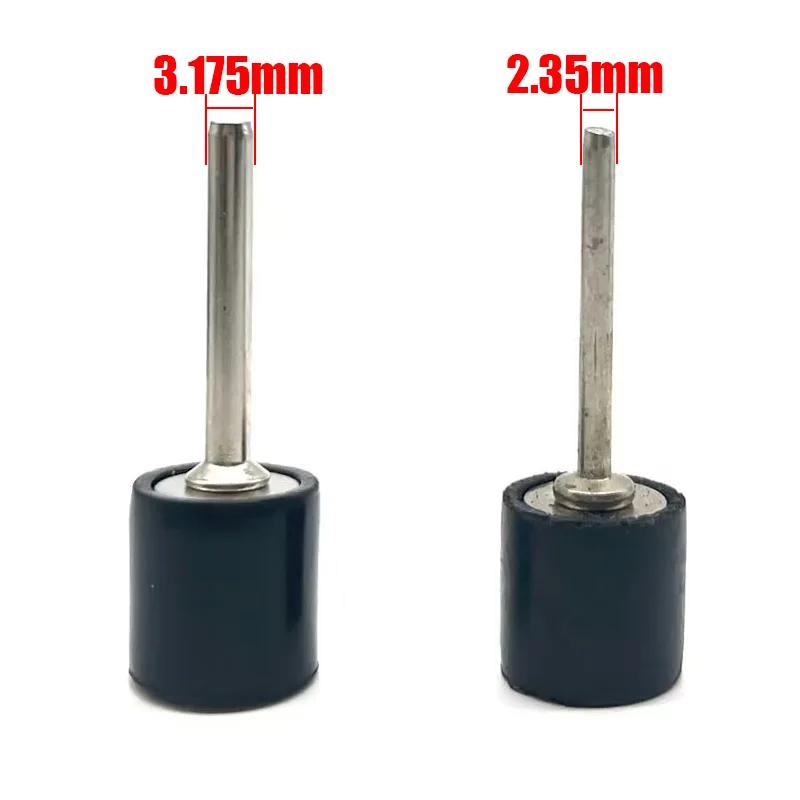 Mandrin en caoutchouc pour tambour, accessoires Dremel, tige à tige de 2.35mm 3.175mm pour ponceuse,