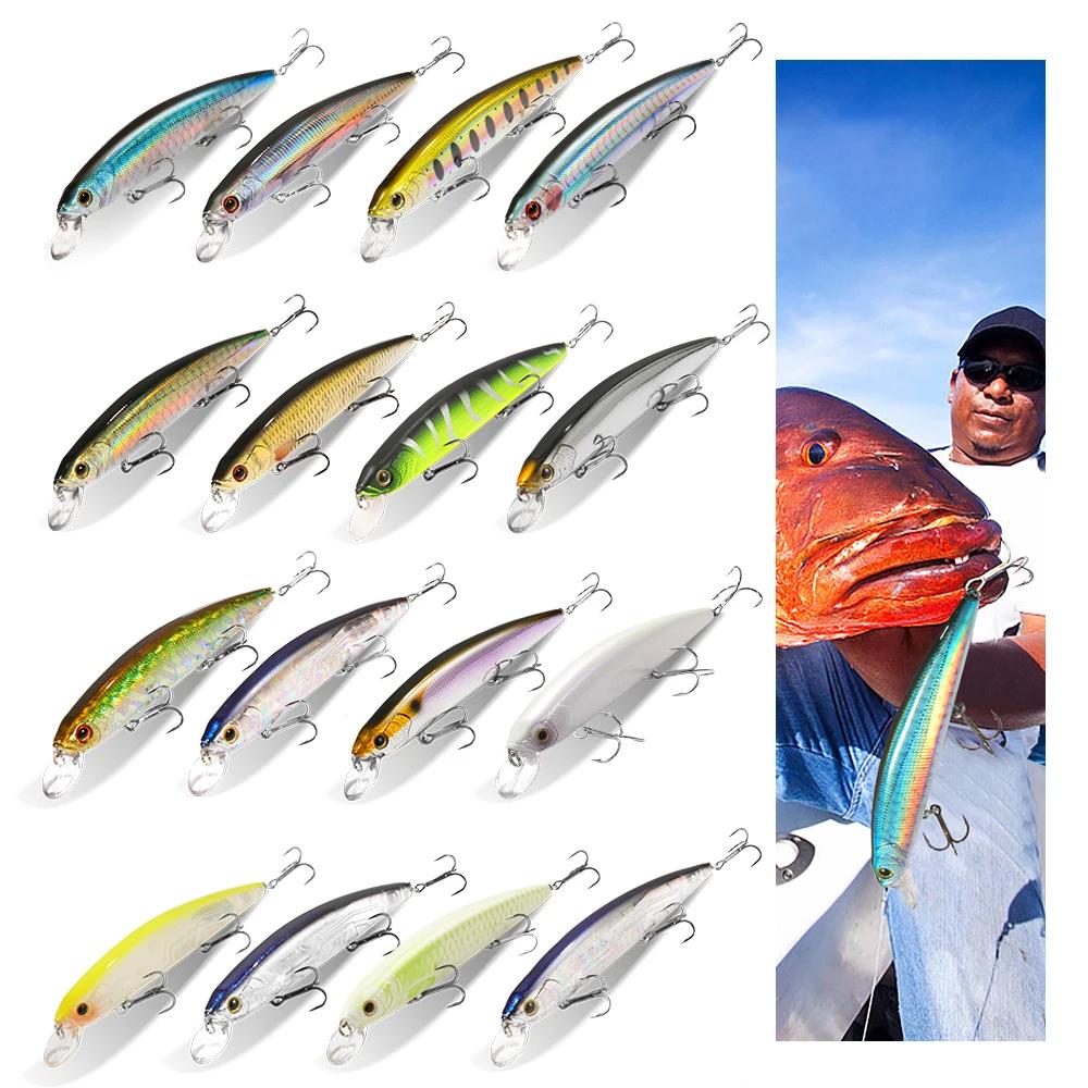 GOBAIT méné flottant 14 cm 24g leurre de pêche en eau supérieure système de poids appât dur suspendu