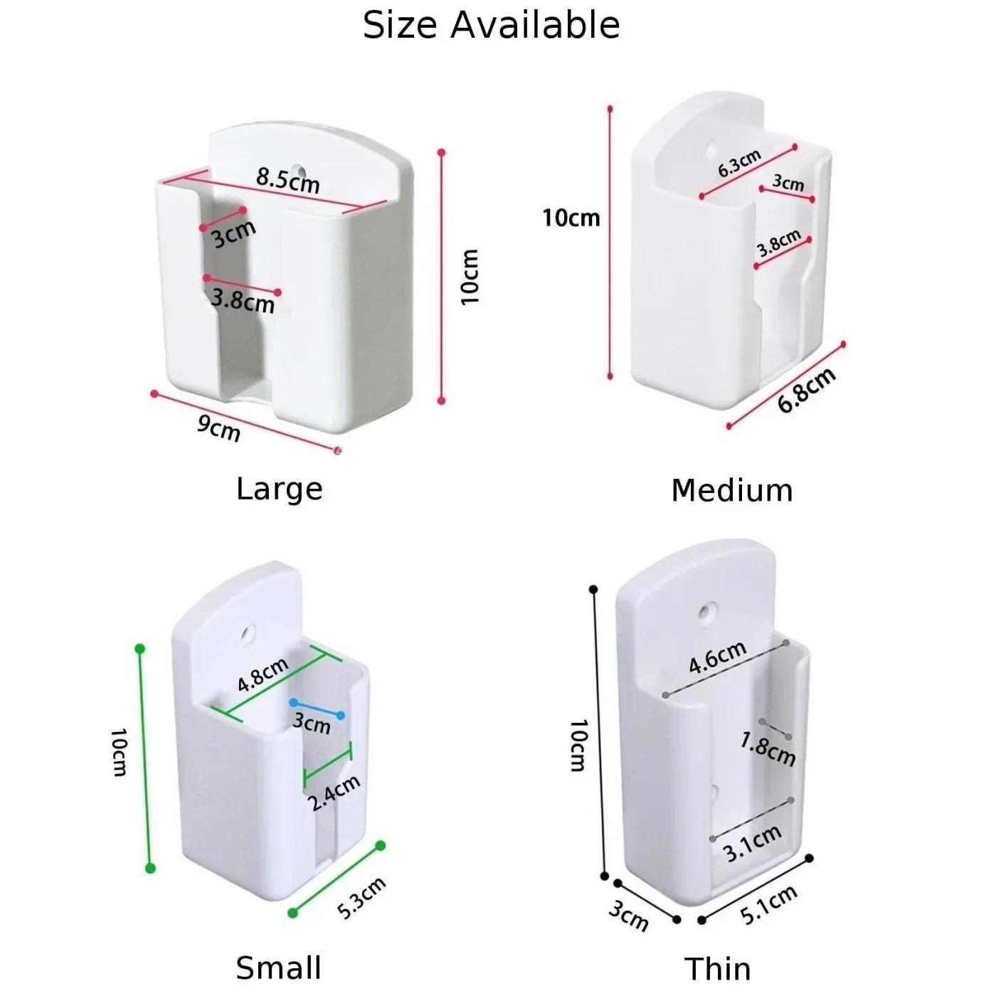 Support de télécommande de climatiseur suspendu ABS, boîte de rangement murale pour télécommande, su