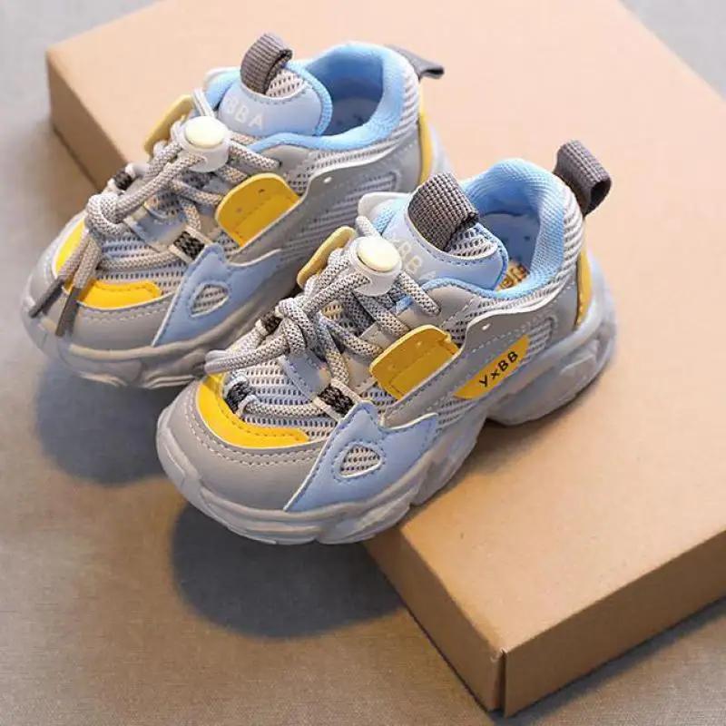 Taille 21-36 bébé enfant en bas âge chaussures pour garçons filles respirant maille petits enfants e