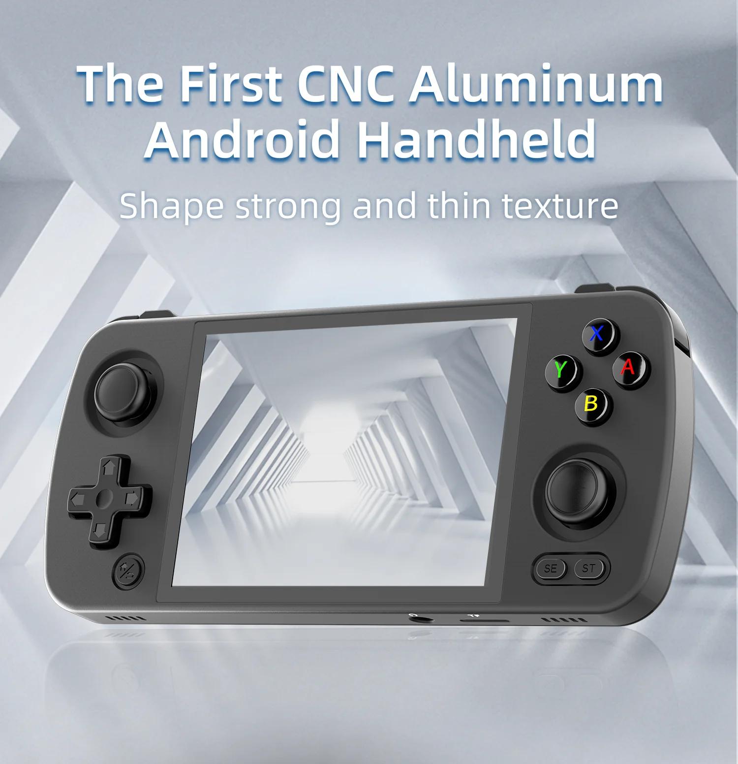 Console de jeu portable en métal ANBERNIC RG405M, système Android 12, processeur Unisoc Tiger T618, 