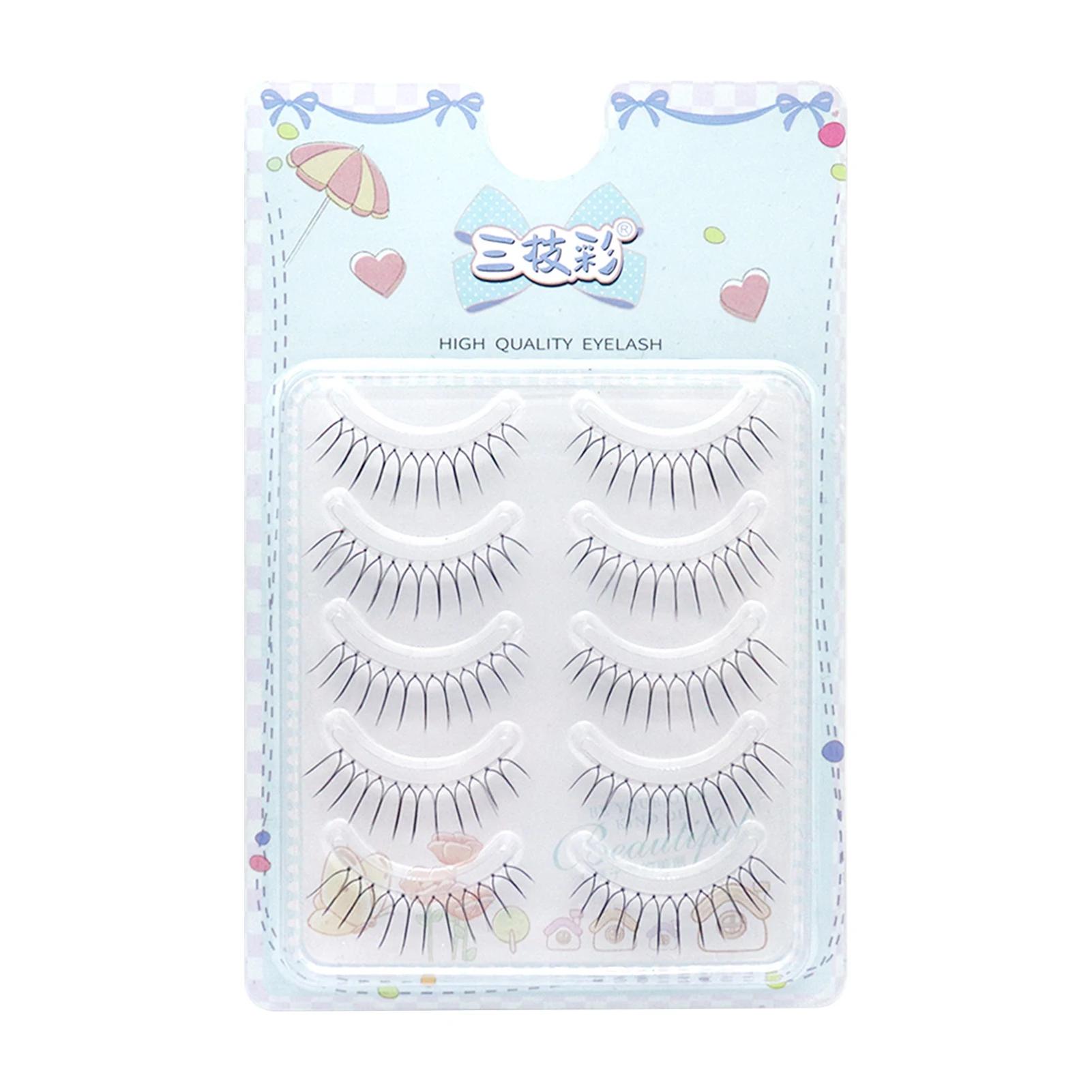 Faux cils coréens en forme de U Ins Zhang Yuanying, naturels, vaporeux, doux, Extension de cils en f