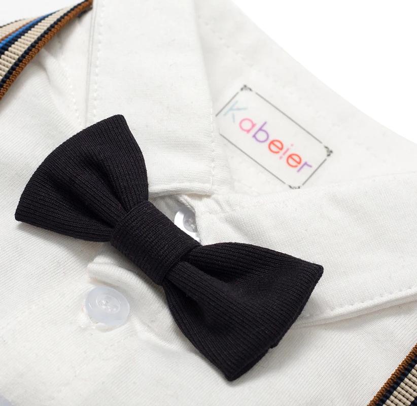 Nouveau-né garçon vêtements formels ensemble infantile garçon Gentleman anniversaire barboteuse tenu