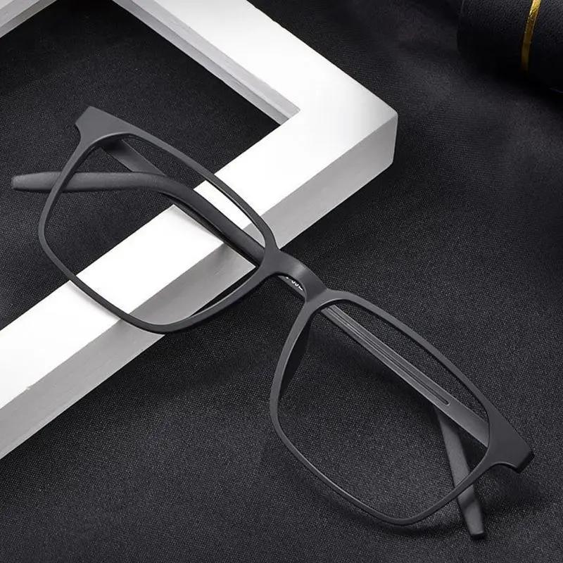 Lunettes de lecture multifocales progressives pour hommes, monture en titane, lunettes d'ordinateur 