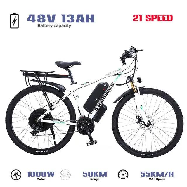 Vélo électrique tout-terrain pour hommes, vélo de montagne haute puissance, vélo électrique pour adu