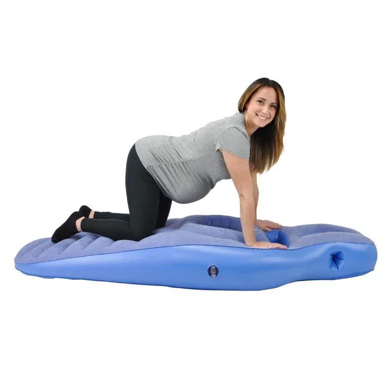 Oreiller gonflable de grossesse, tapis de Yoga pour femmes enceintes, matelas gonflable, matelas de 