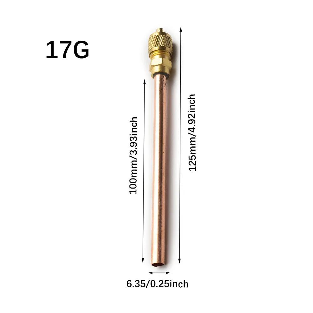 Valves d'accès de réfrigération pour climatiseur, 5 pièces, 6mm OD, Tube en cuivre, pièces de rempli