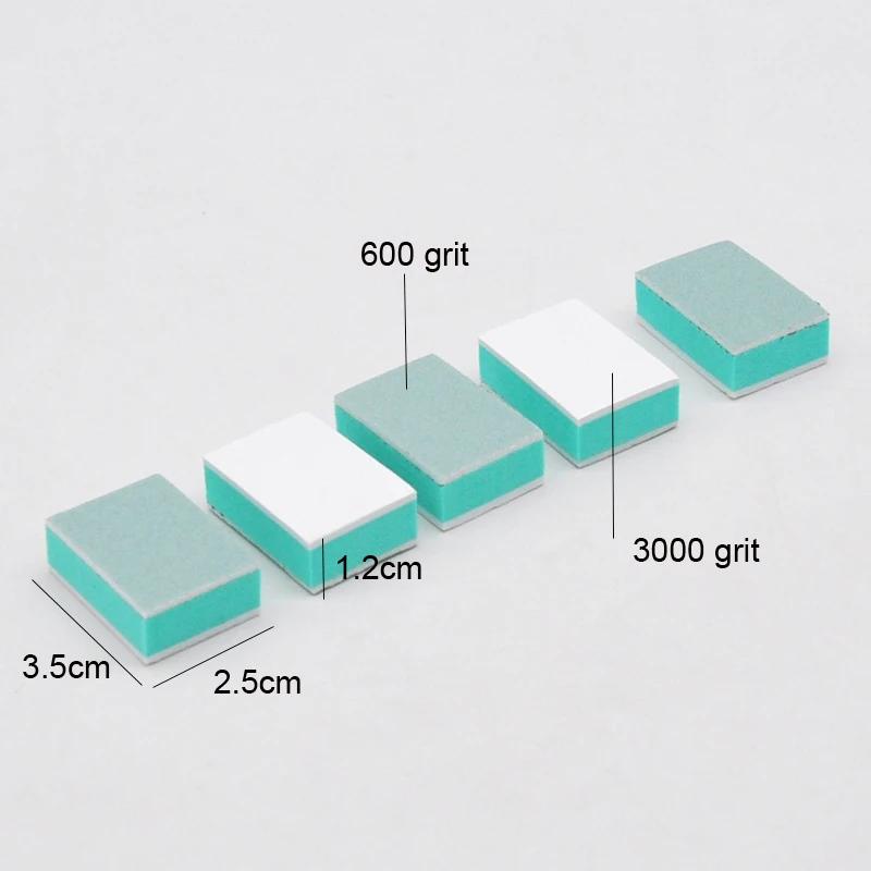 10/20/50 pièces/sac ongles tampon fichier bloc Double face Nail Art outil UV Gel polisseuse Mini pol