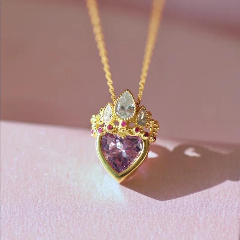 Collier couronne de princesse pour femme, plaqué or et argent, accessoires de fête pour fille, couro