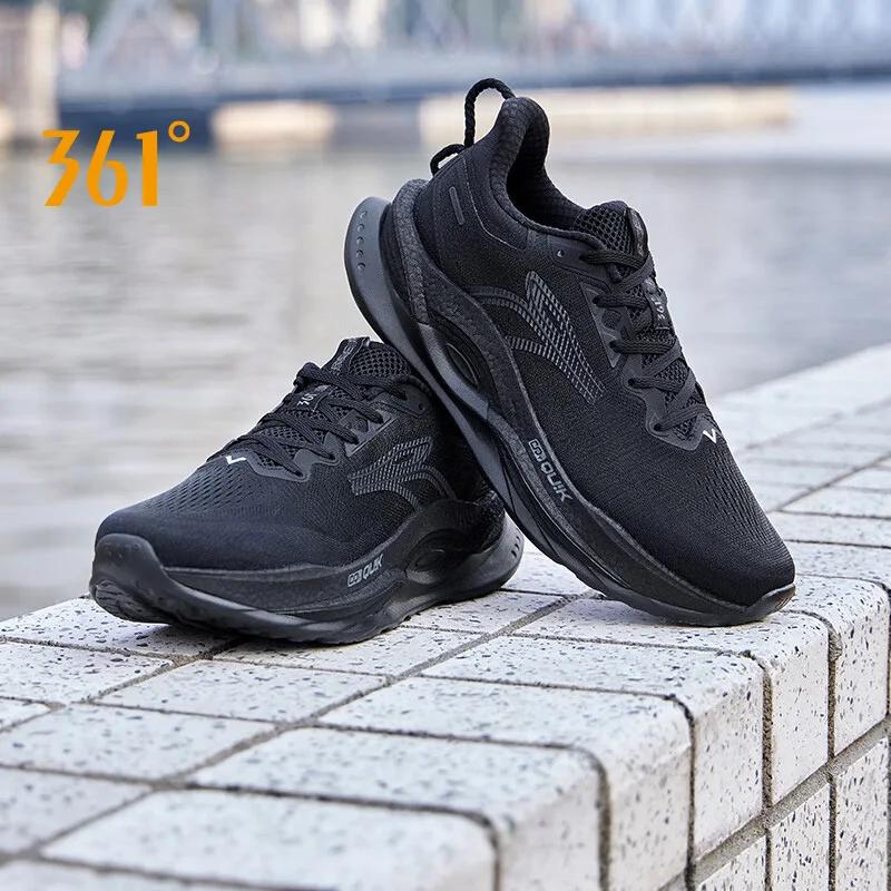 361 degrés féroce 5 hommes chaussures de course nouveau doux respirant rebond antidérapant amortisse
