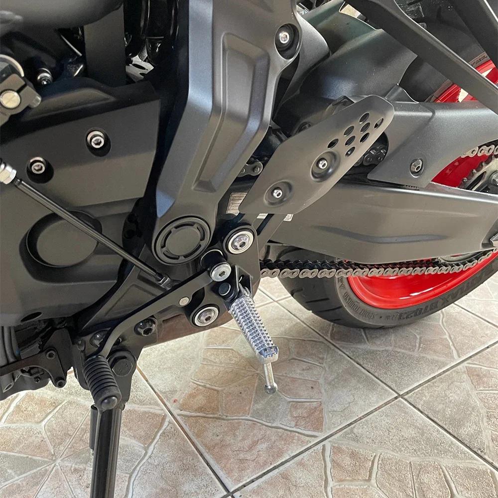 Repose-pieds avant avec pédale, repose-pieds pour YAMAHA MT07, ugger 700, MT09, ugger 900, MT15, XSR