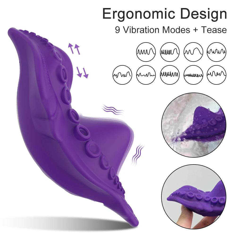 Vibromasseur Bluetooth portable pour femme, télécommande sans fil, anti-clitoris, produits pour adul