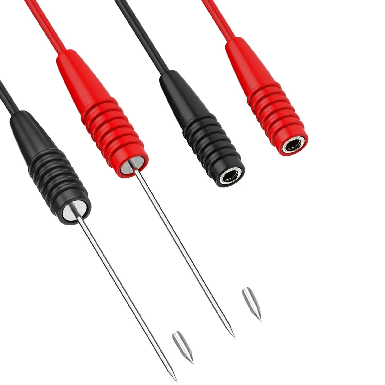 Cleqee P1046 aiguilles de perforation pointues de 0.7mm fils de perçage avec douille à ressort intér