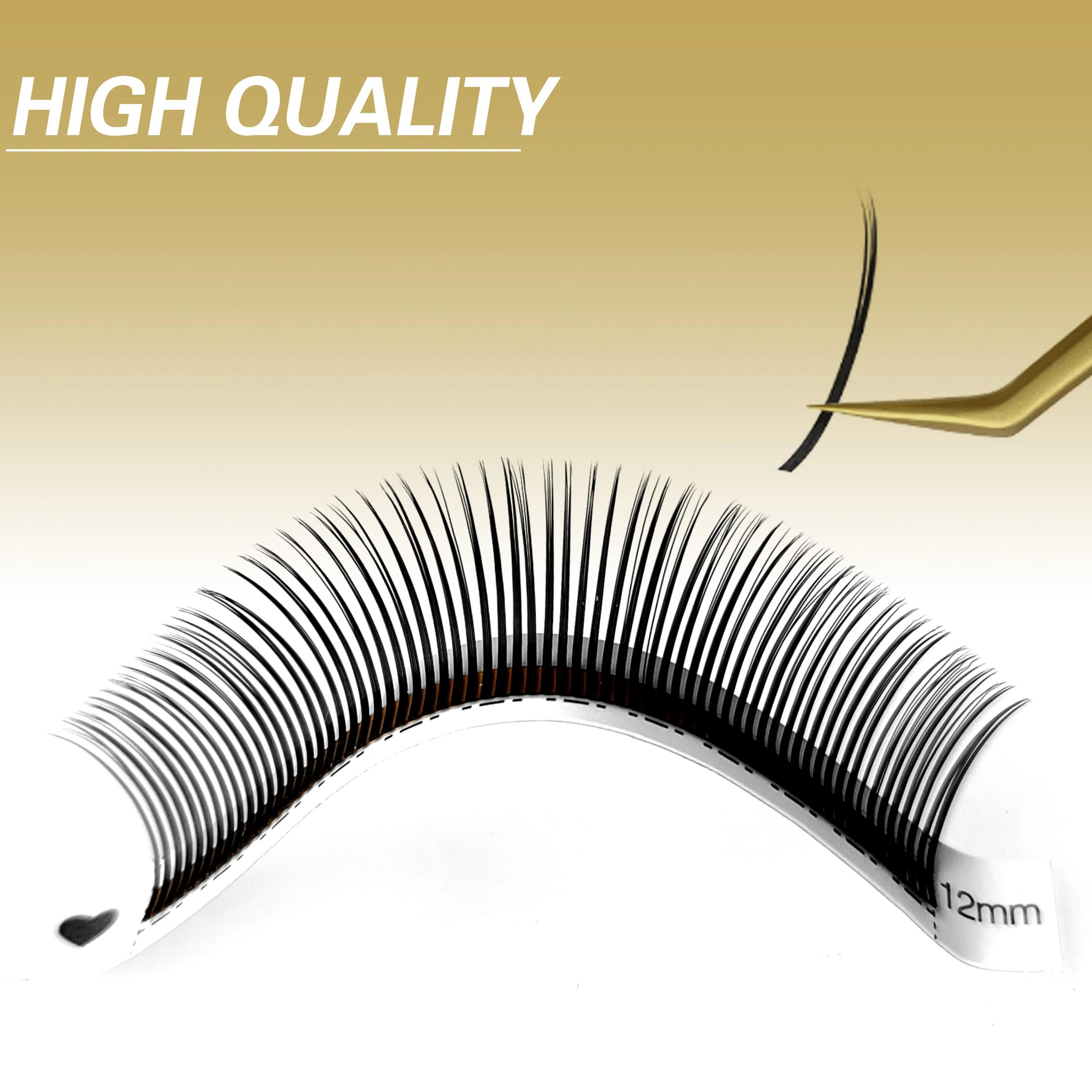 CoMango 5D Flora cils 0.07mm facile ventilateur Extensions de cils en gros Volume préfabriqué 12 ran
