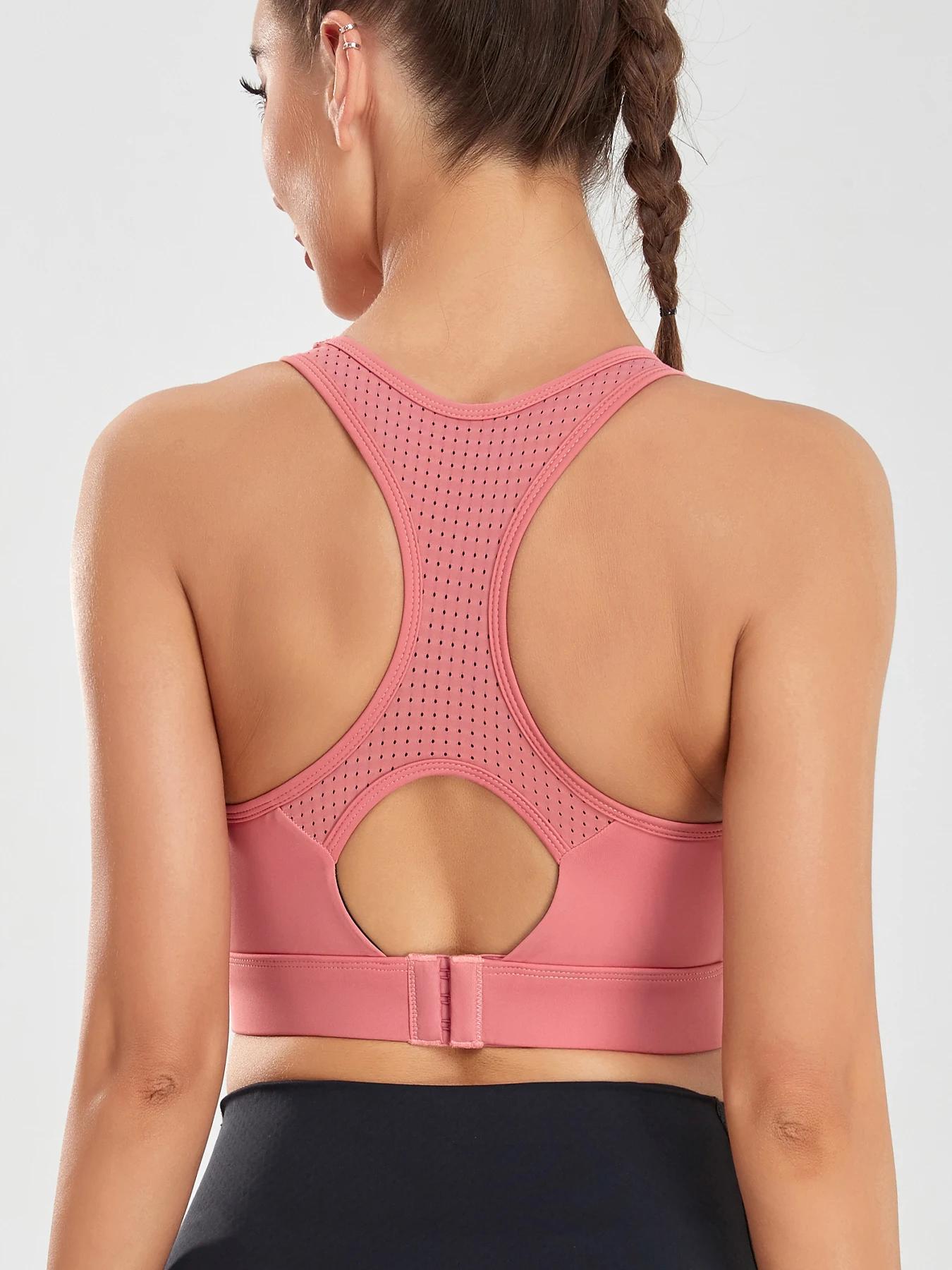 Soutien-gorge de sport sans fil pour femmes, sous-vêtements de course, respirant, résistant aux choc