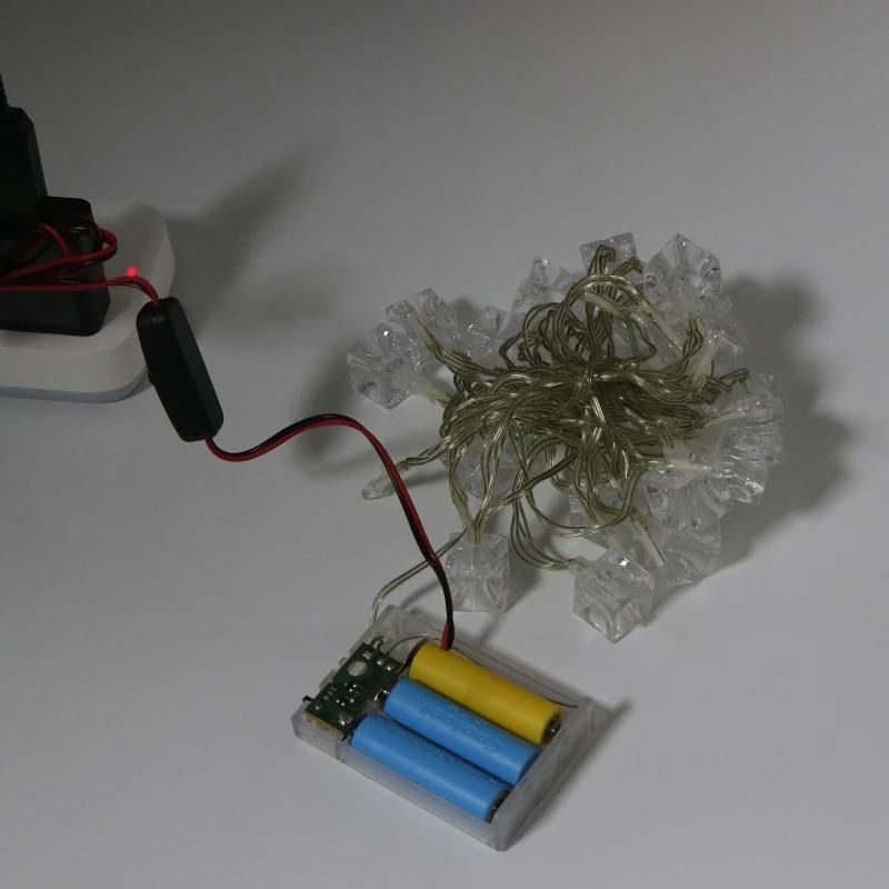 Éliminateur de piles AAA, câble d'alimentation USB, remplacement de 3x piles AAA pour radio électriq