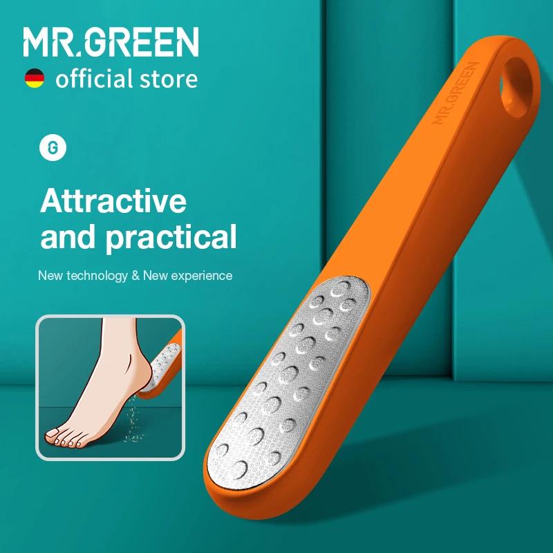 MR.GREEN-Lime à pieds double face pour l'élimination des callosités, outils de pédicure professionne