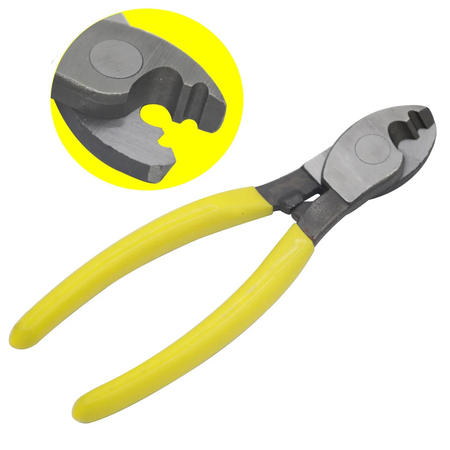 Outil manuel de coupe de câble d'électricien de 6 pouces, pince d'électricien antidérapante multifon