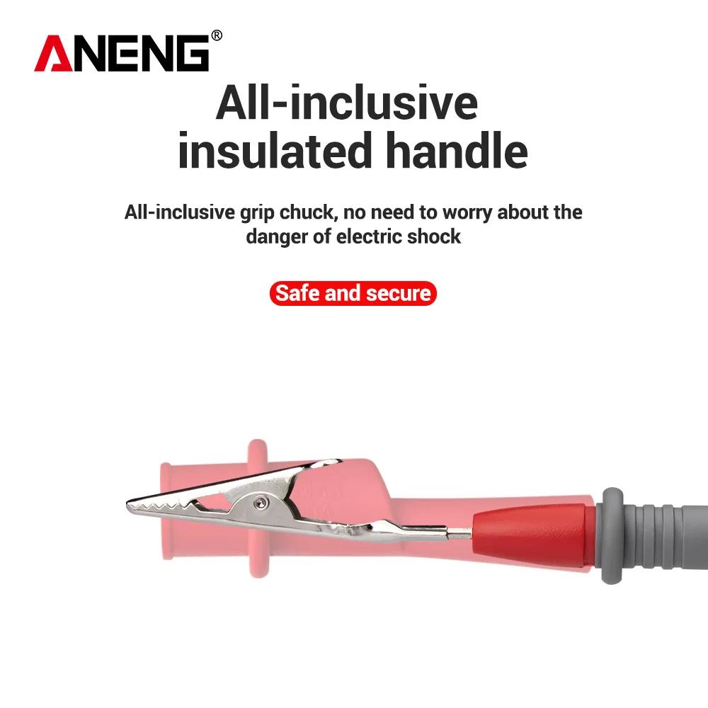ANENG 1 paire pince de Test Crocodile pince pour multimètre testeur sonde Crocodile pince électrique