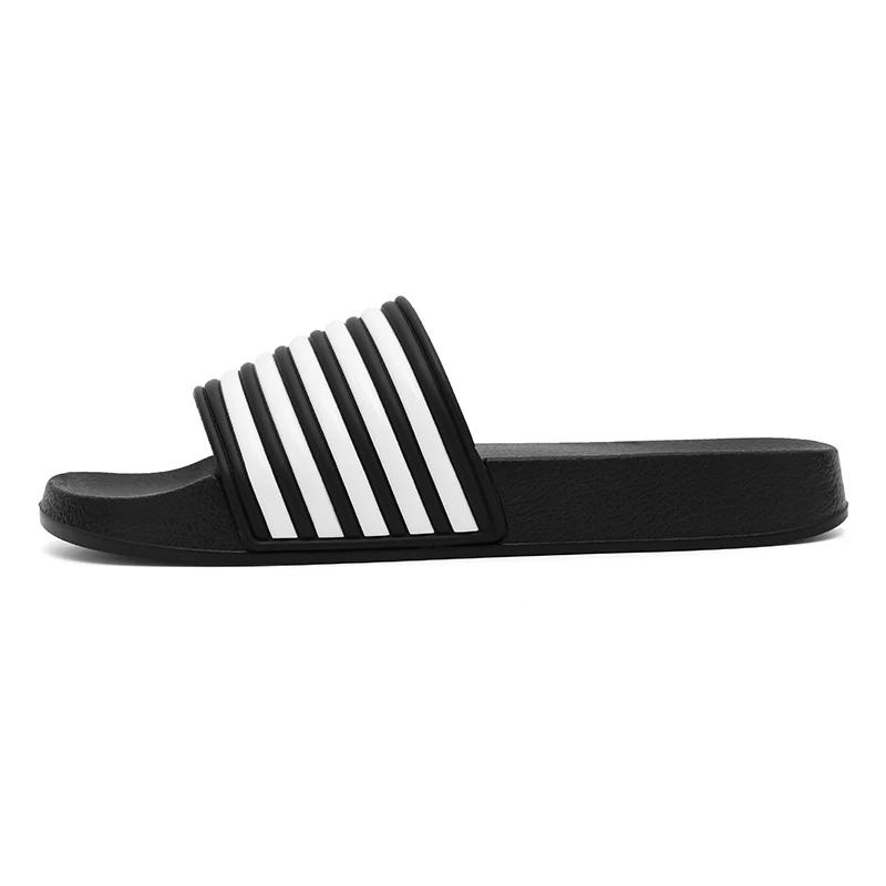Diapositives d'été pour hommes, chaussures antidérapantes, pantoufles décontractées, intérieur et ex