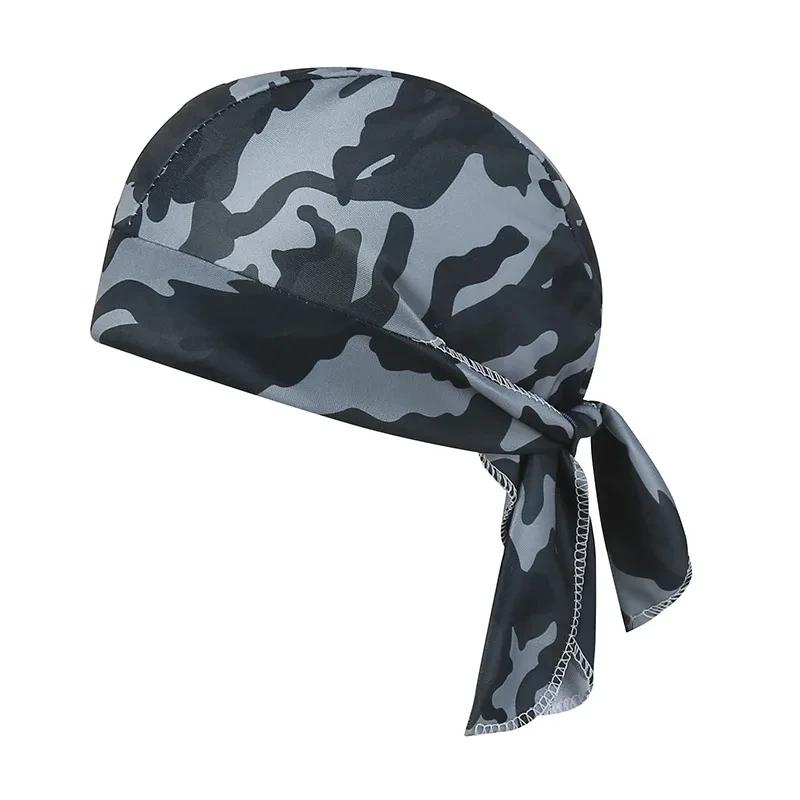 Bandeau de Camouflage Bandana mouchoir tête homme chapeau de Pirate capuche de cyclisme Protection s