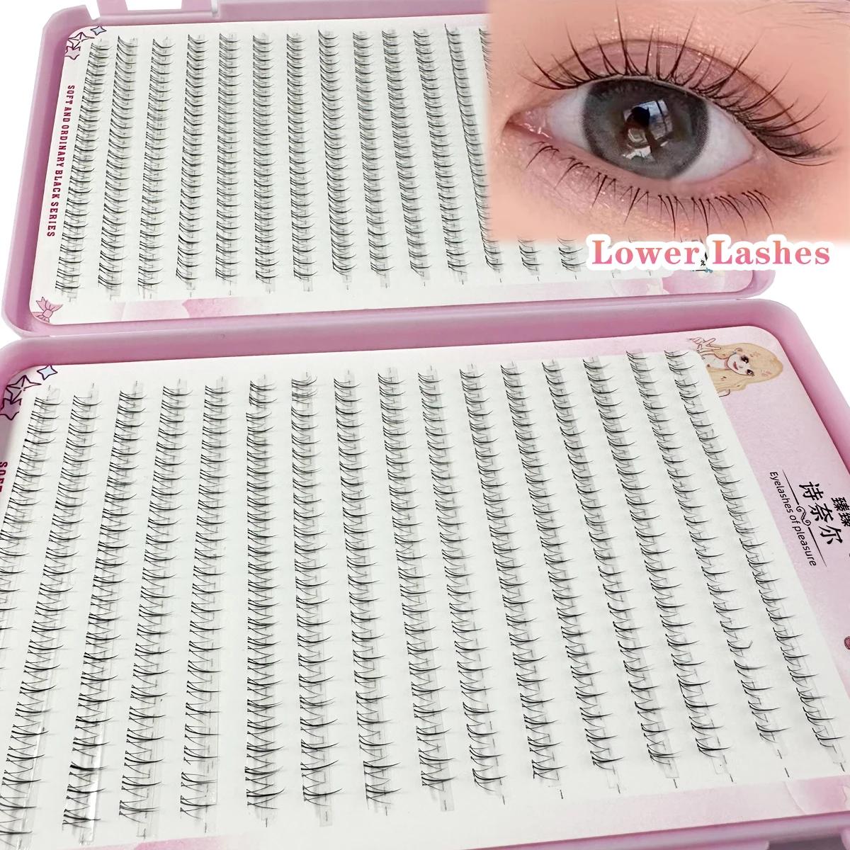 768/60 pièces sous Extension de cils cils personnels maquillage professionnel greffage de grappes in