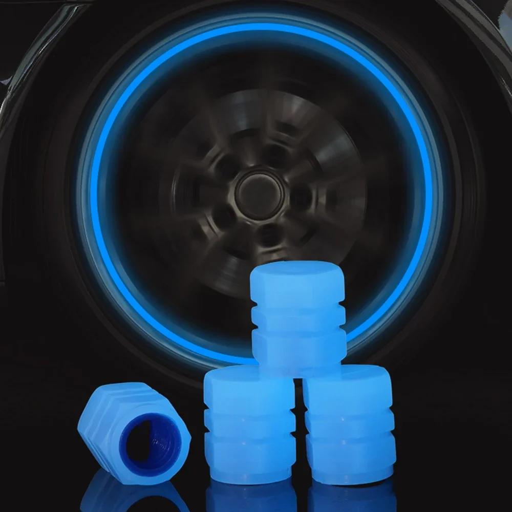 Noyau de Valve de moto, accessoires pour Scooter électrique, pneu de voiture, chapeau en Fiber, lumi