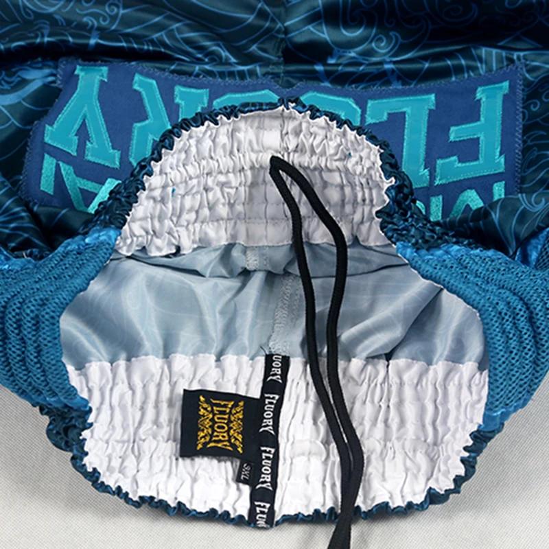 Short Muay Thai Style FLUORY imprimé Combat gratuit Arts martiaux mixtes boxe entraînement Match pan