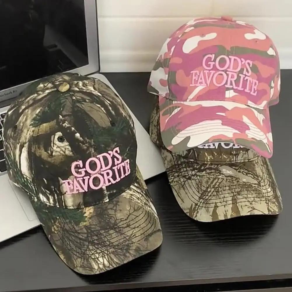 Casquette de Baseball rétro avec lettres brodées, Camouflage, tactique de Jungle, grande circonféren