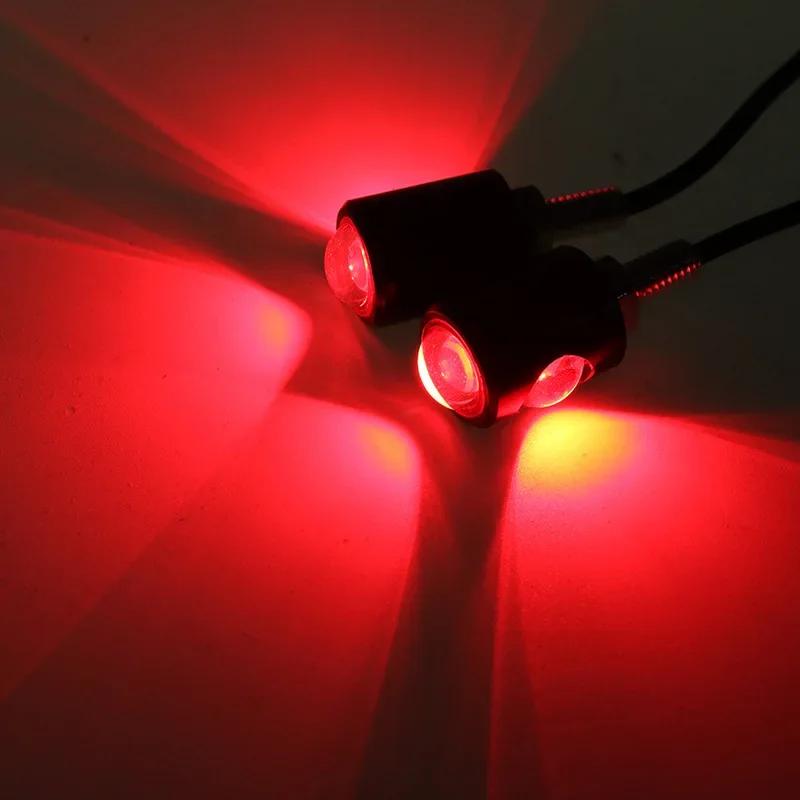 Lampe de signalisation LED universelle pour moto, lumière de plaque de planificateur de numéro de vo