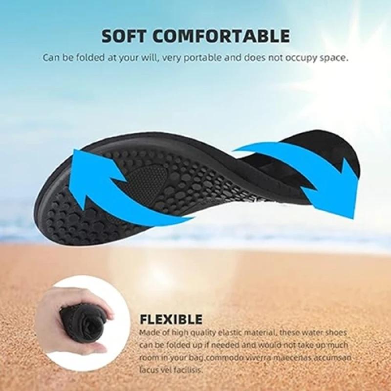 Chaussures d'eau de plage unisexes, pantoufles de natation respirantes à séchage rapide, antidérapan