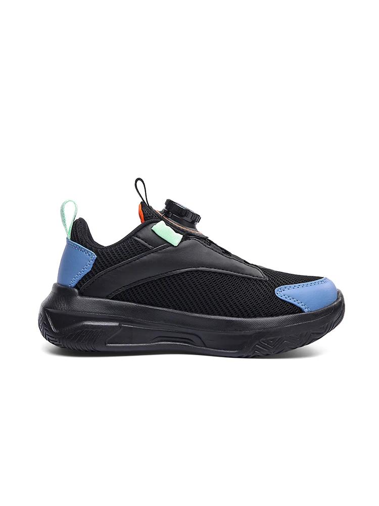 Nouvelles baskets tendance en maille bloquée de couleur pour garçons avec boucle à bouton, chaussure