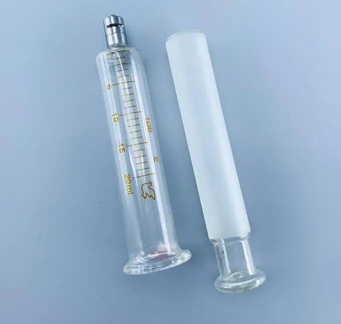Seringue en verre à tête verrouillable Luer, 1ml, 2ml, 2.5ml, 5ml, 10ml, 20ml, 30ml, 50ml, 100ml, se