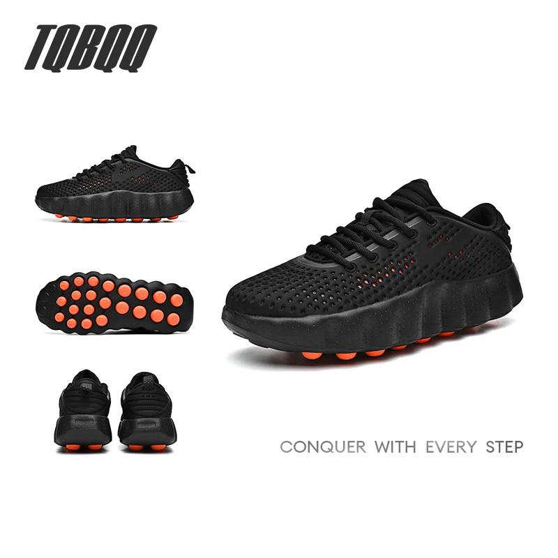 Chaussures de sport décontractées confortables pour hommes avec technologie de massage par détection