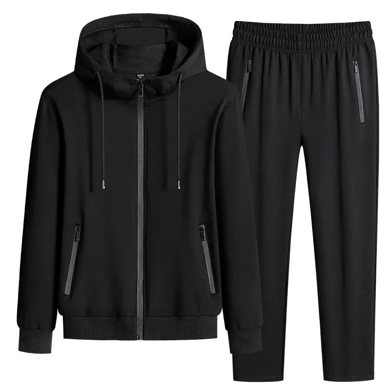 Survêtements grande taille hommes ensembles de vêtements de sport nouveau printemps automne vêtement
