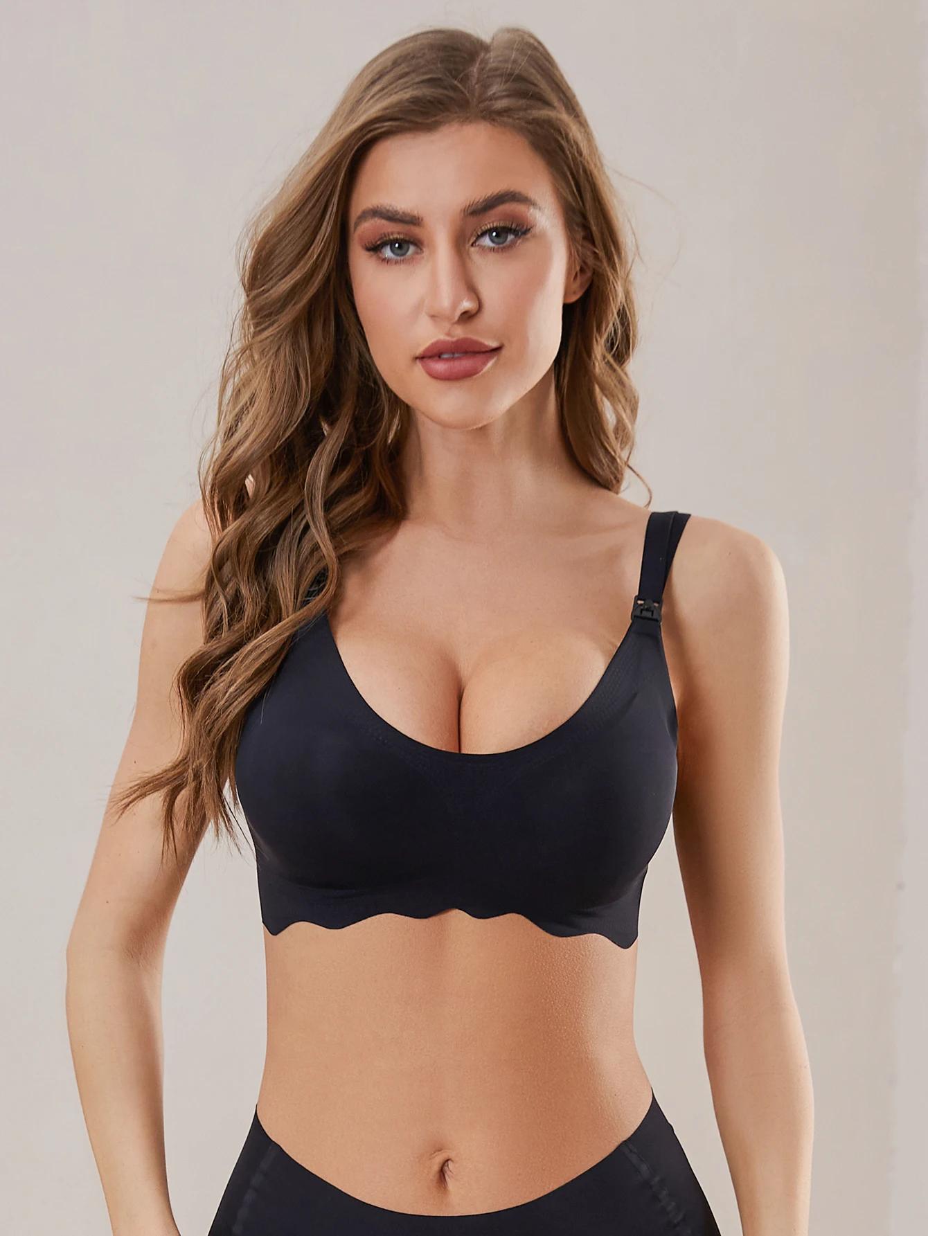 Soutien-gorge d'allaitement Ultra fin, confortable et respirant, sans trace, détachable, pour femmes