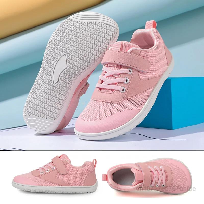 Chaussures pieds nus enfants minimalistes légères pour développement naturel du pied - Baskets garçons filles