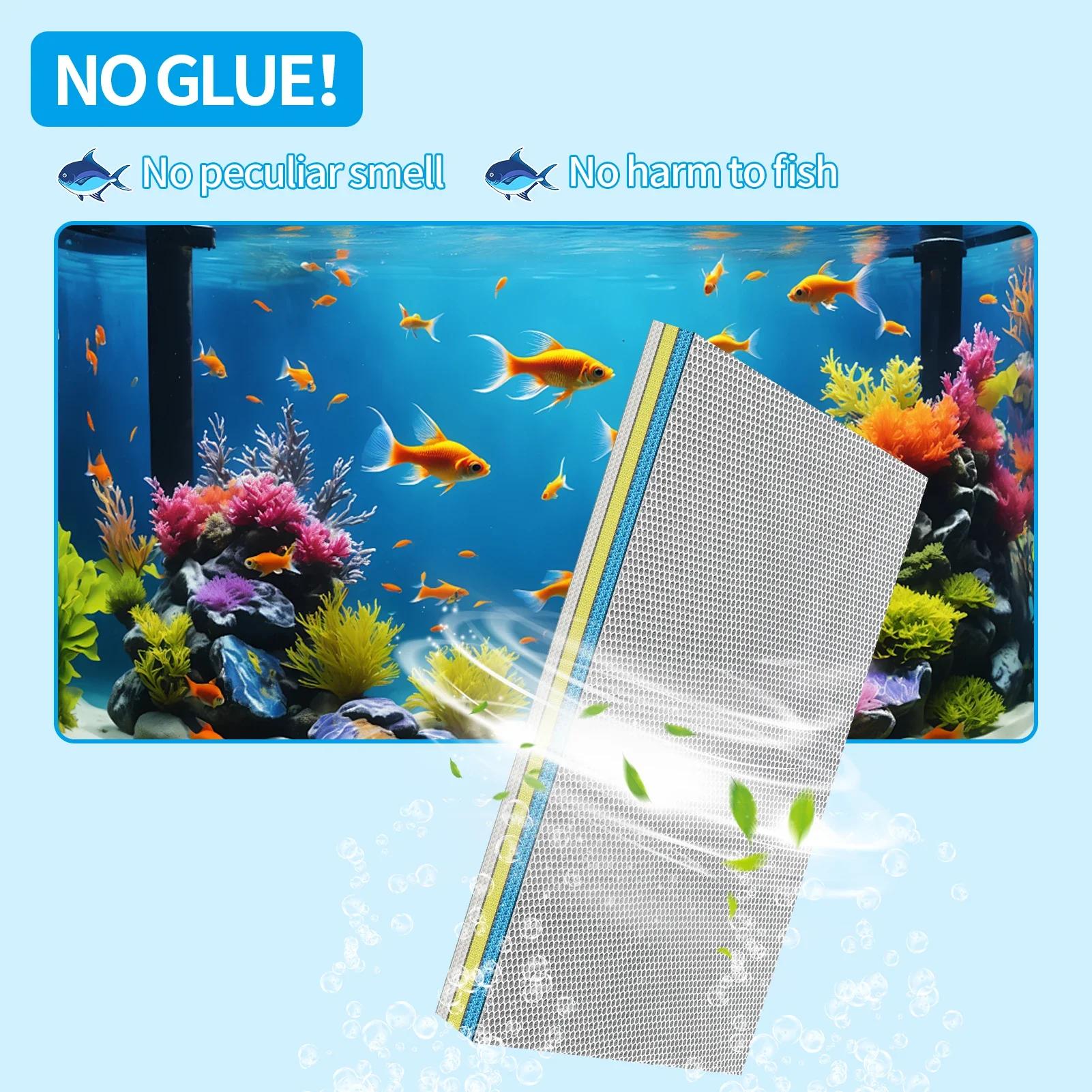 15 couches filtre d'aquarium média éponge 15D Aquarium sans colle mousse biochimique coton Aquarium 
