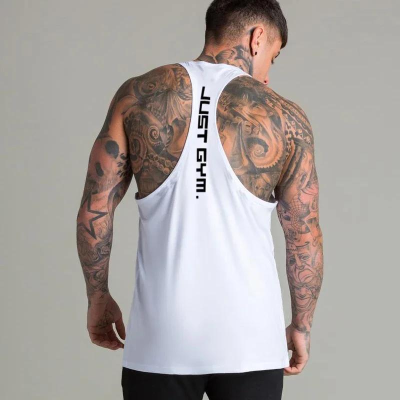 T-shirt de sport en coton pour homme, haut de musculation, respirant, rayé, levage, basket-ball, pré